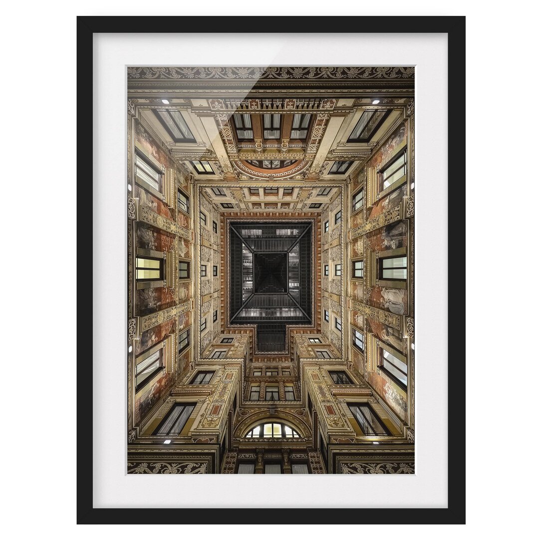 Gerahmtes Poster Galleria Sciarra in Rome