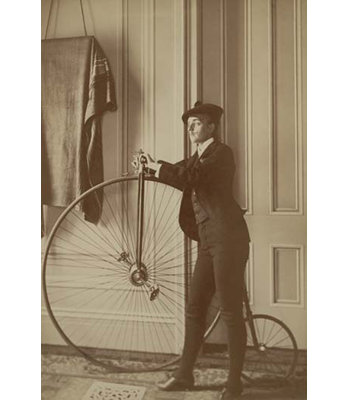 " Inside The House With A Penny Farthing Bicycle "