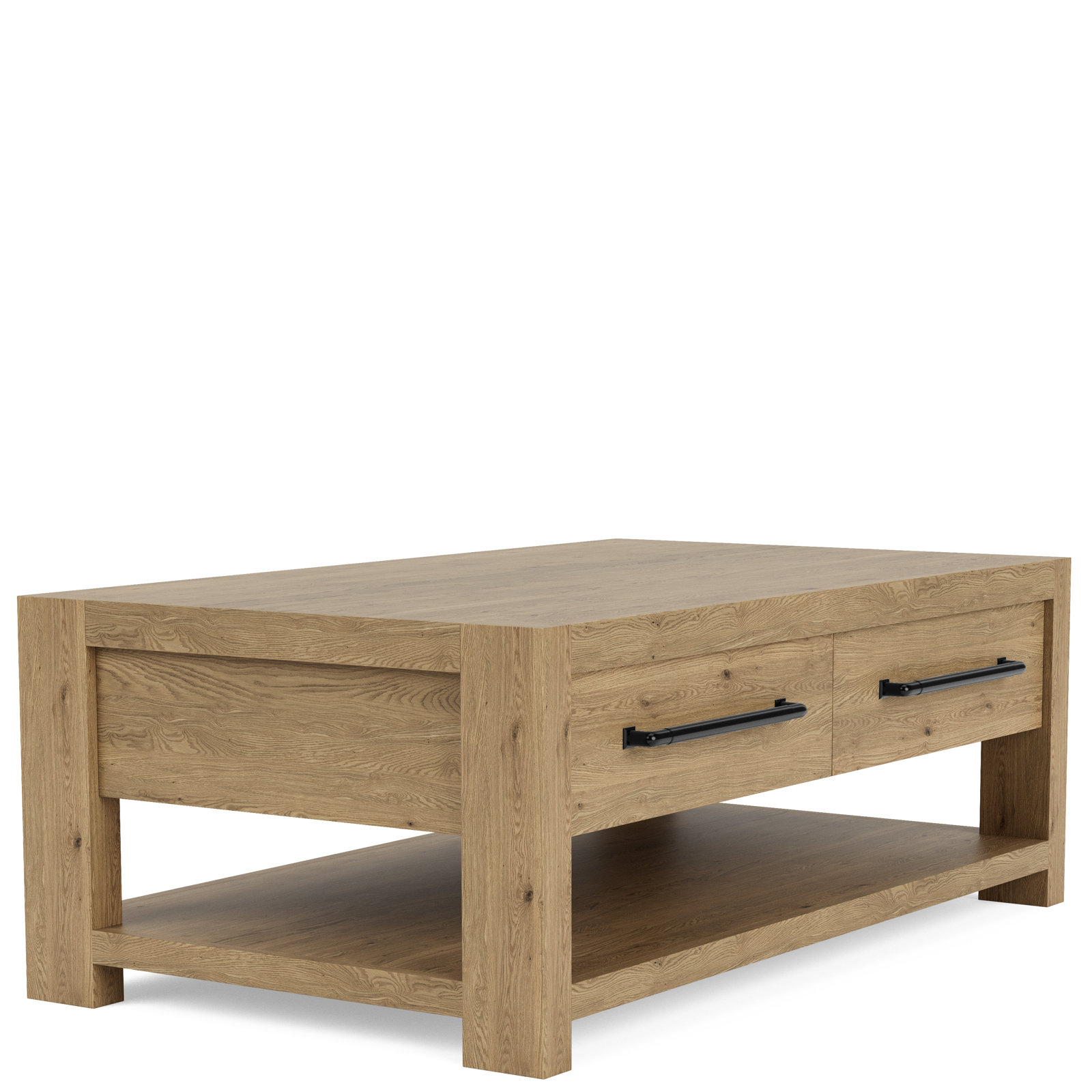Light Oak Living Room Table Set