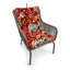 Coussin de chaise d'extérieur 21 "x 38" avec attaches et boucle (ensemble de 2)