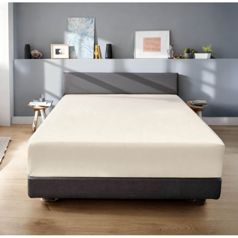 Egyptian Cotton 650 Thread Count Extra Deep Pocket Fitted Sheet, Ivory, King Fitted Sheet