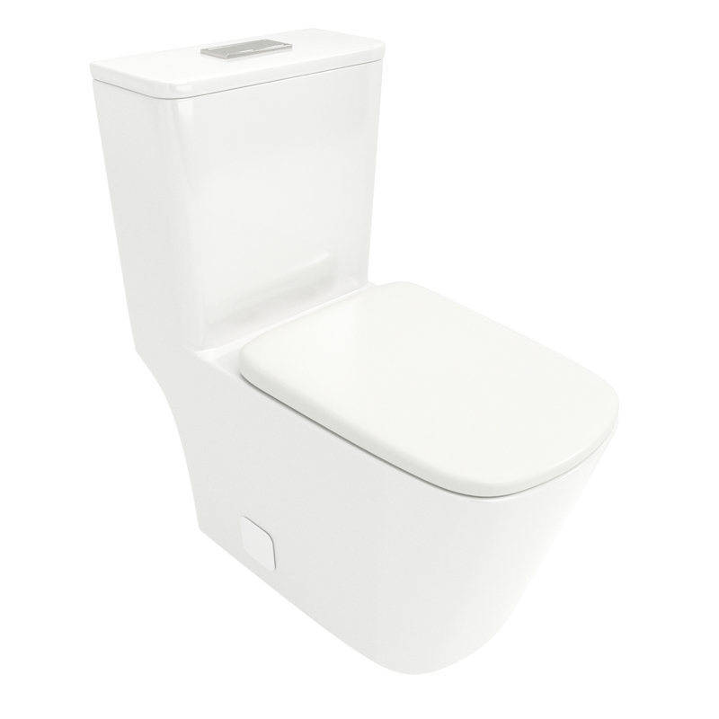 Ceramic Toilet With Comfortable Seat Height For Seniors - User- Components Long Service Life
