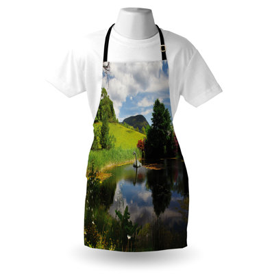 No Pattern Bib Apron