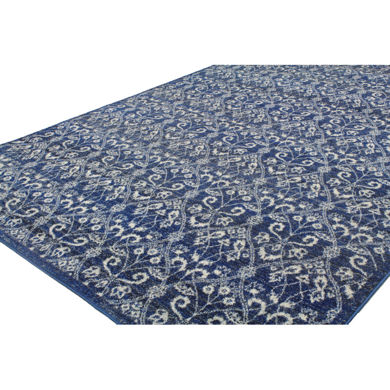 Sheila Ikat Area Rug, Runner 77 x 244cm