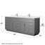 Beckett TK 84'' W Double Vanity-2080885332-2080885329-2080885331