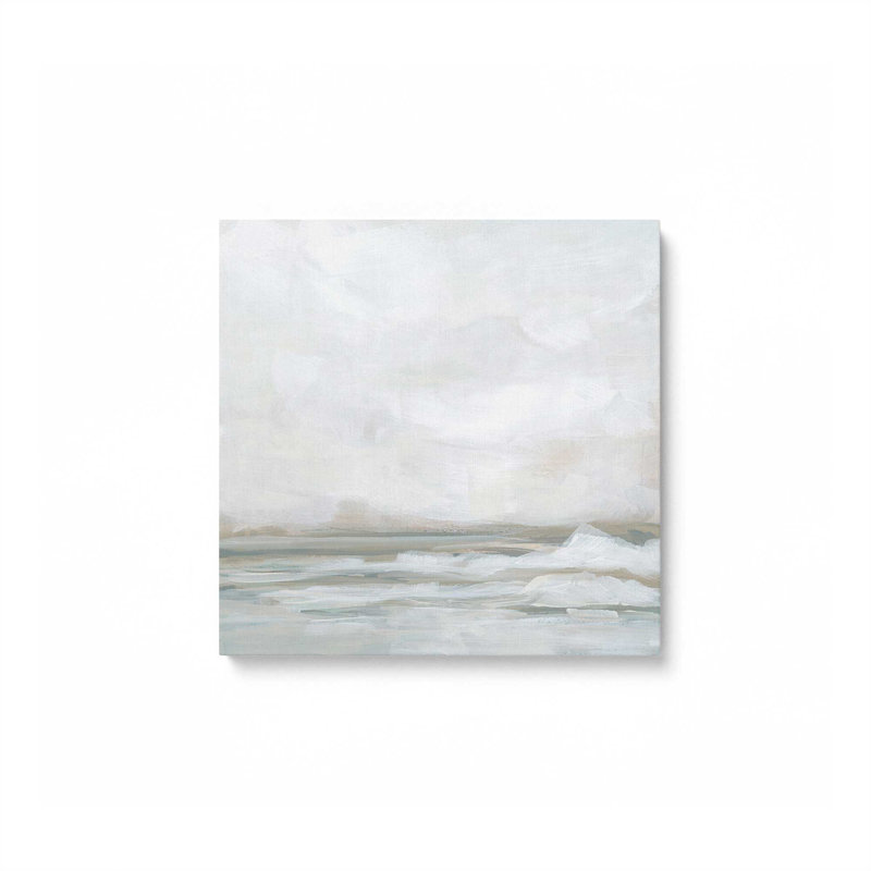 «Winter Seascape Serenity II», reproduction sur toile, H 12 po x l 12 po x P 1,25 po, Toile tendue, 1