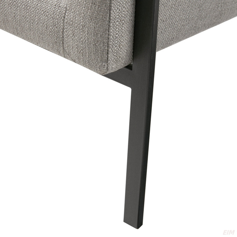 Fauteuil d'appoint Brayden, siège de forme carrée (fauteuil d'appoint)