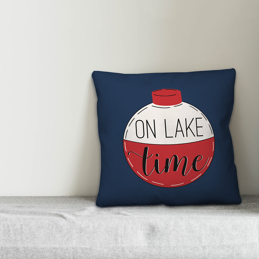  on Lake Time Indoor/Outdoor Throw Pillow Designs Direct Creative Group