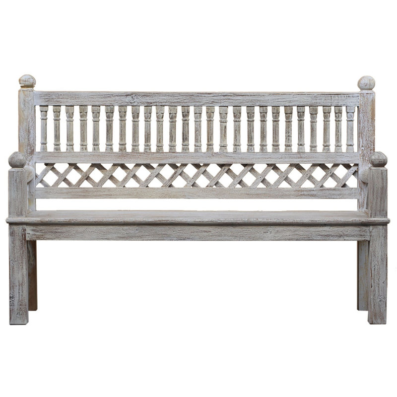 Derekshan Solid Wood Bench