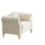 Canapé Chesterfield en velours avec coussins ronds-151804140