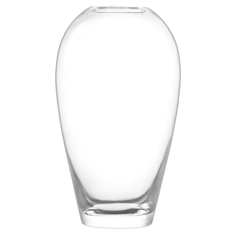 Clear Vases Handmade Glass Table Vase, Small