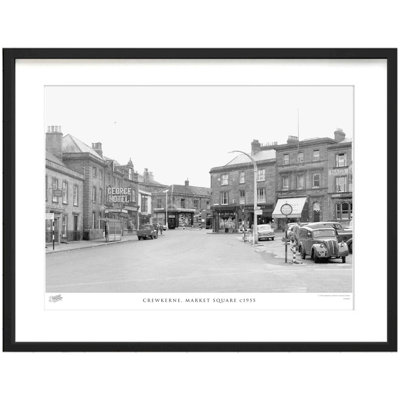 Crewkerne, Market Square C1955 - Single Picture Frame Print