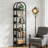 Versatility Display Shelf,Compact Bookshelf,Arched Corner Bookcase