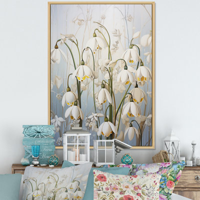 Minimalisme Snowdrops beige paysage