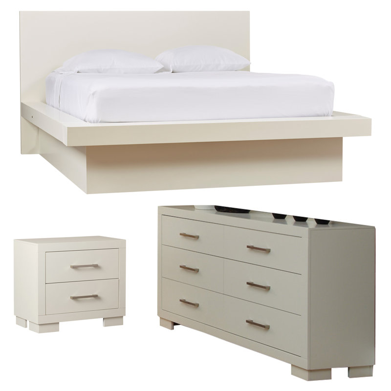 Ensemble de chambre configurable avec lit plateforme Jerilynn