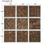 Ashling Rustic Abstract Wall Decor on Solid Wood