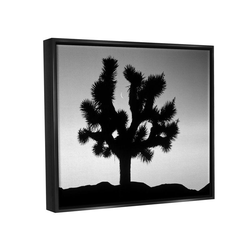 Art mural sur toile flottant Union Rustic, Cadre flottant noir de jais, H 17 po x l 21 po x P 1,7 po