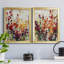 Fleurs sauvages I - ensemble de 2 peintures sur toile encadrées-1762604333-1762604335