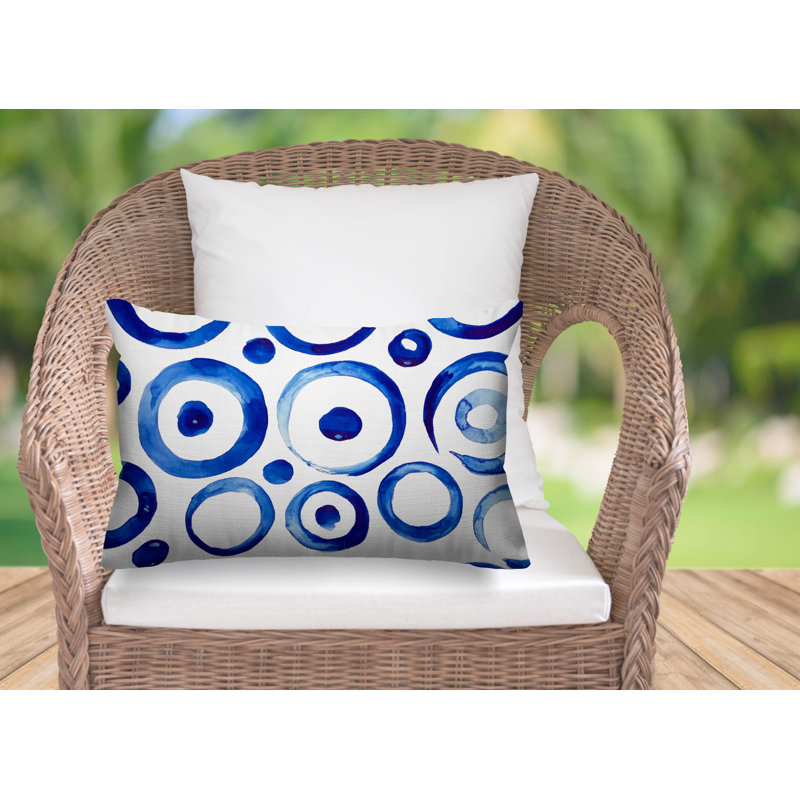 Housse et insert de coussin rectangulaire d'extérieur Elden