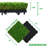VC 12'' L x 12'' W Plastic Interlocking Deck Tile in Autumn Artificial Grass-90296883