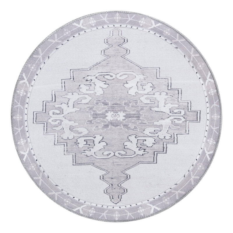 Chenille Indoor Rug, Round 3'6"