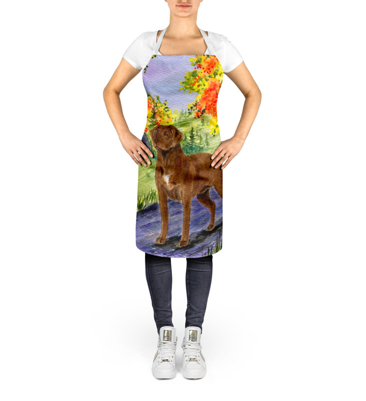 No Pattern Bib Apron