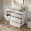 Commode à langer moderne avec rangement solide-95339355