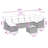 vidaXL Sofa Set with Cushion 8 pcs Grey Poly Rattan