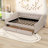 2 Drawers Upholstered Full Daybed with Sturdy Slats Support-1174865769