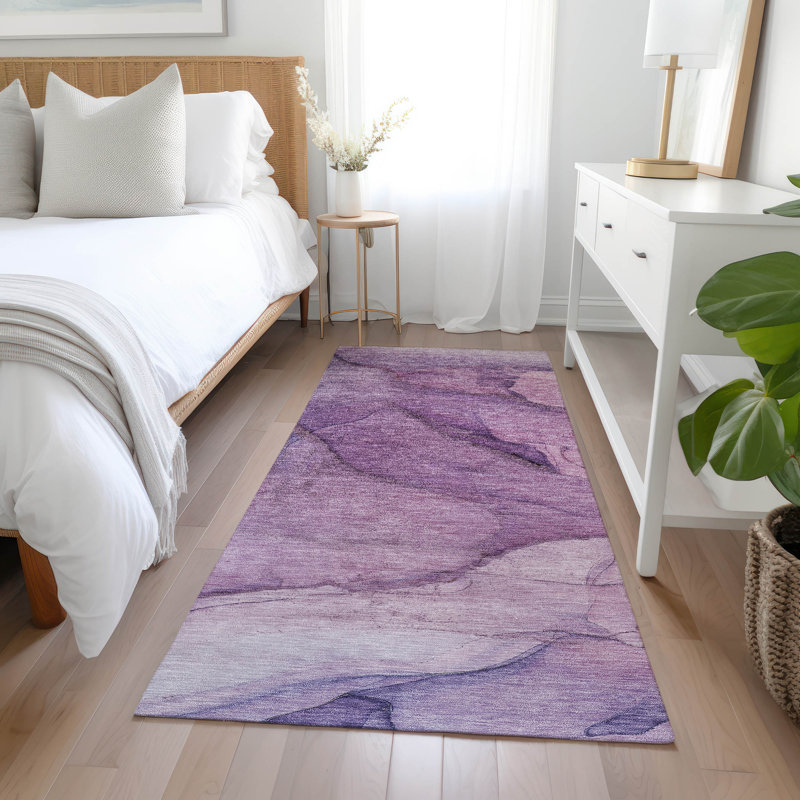 Tapis d'intérieur / extérieur antidérapant Khiri, Tapis de couloir 2 pi 3 po x 7 pi 6 po