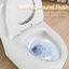 Elongated Ceramic Toilet, White, 1.1/1.6 , Comfort Height, Soft Close Seat, & , T036wt Elongated, Comfortable,