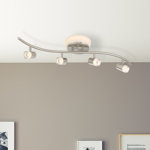 Edward 31'' 5 -Light Track Track Kit with Dimmable and Adjustable Head