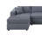Iny U Sectional Sofa Set With Chaise, Armless Chair, 2 Pillows-111572244