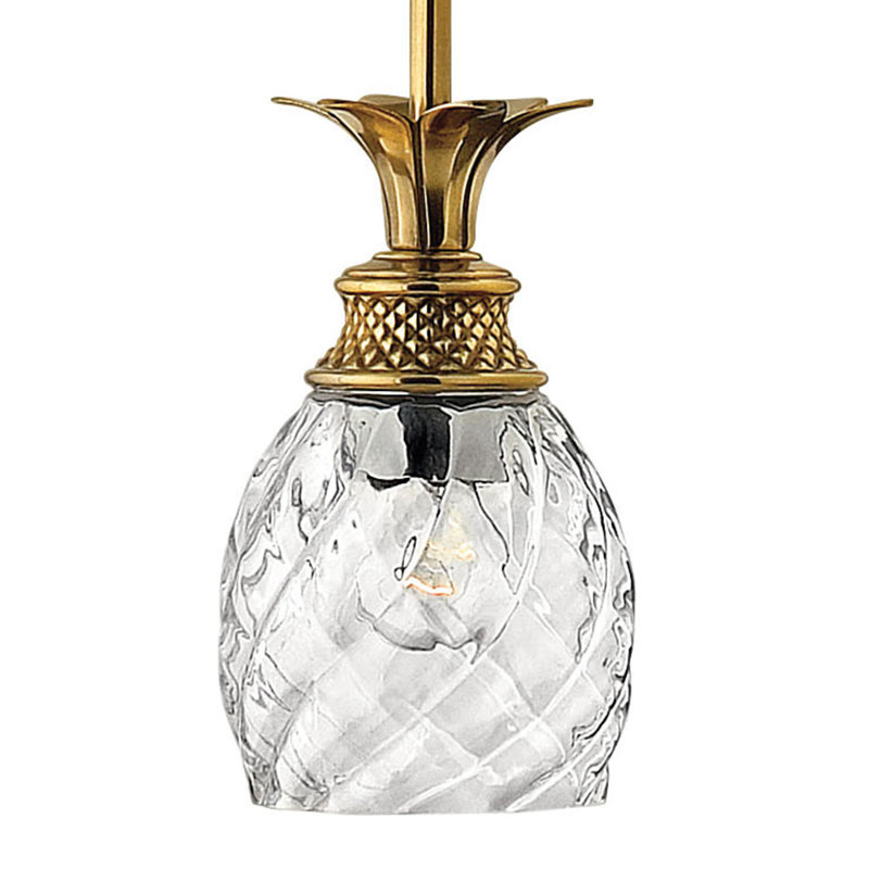 Plantation 1-Light Single Bell Pendant