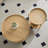 2-Piece Modern 2 tier Round Coffee Table Set for Living Room,Easy Assembly Nesting Coffee Tables-990956272