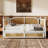 Traditional Style Rattan Daybed with 2 Drawers-1225844910-1225844911