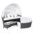 158cm Wide Outdoor Patio Daybed with Cushions