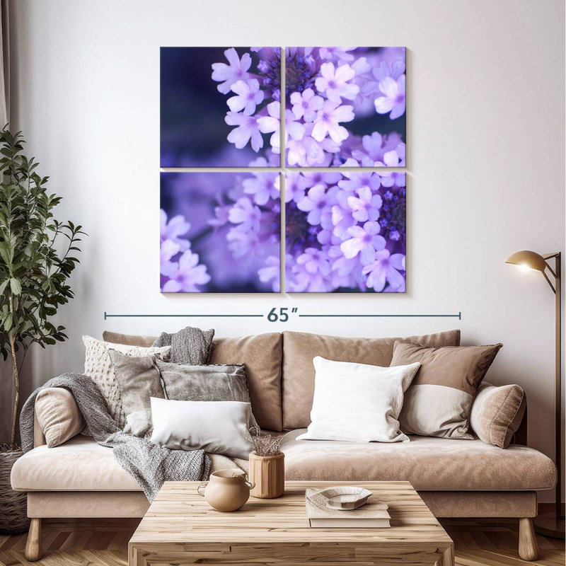 Harnek Purple Flowers