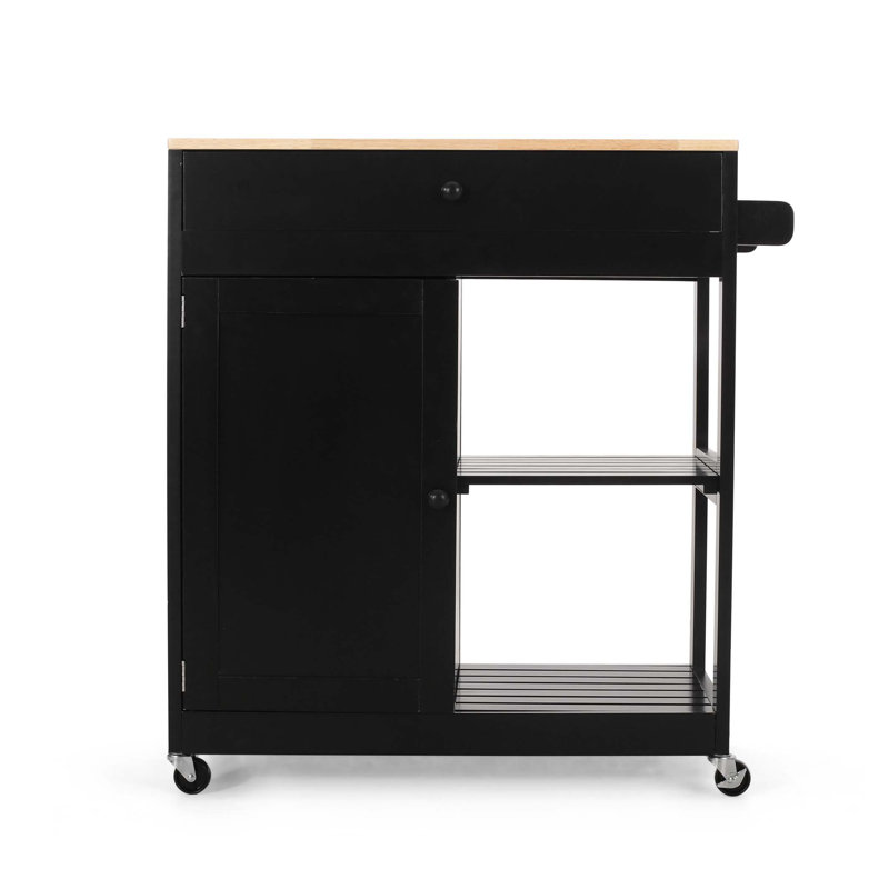 Versatile Kitchen Cart with Storage and Mobility