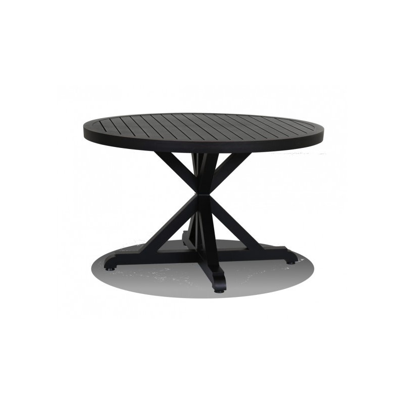Monterey Outdoor Round Dining Table, 29.5'' H x 48" W x 48" L