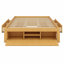 Platform Bed Frame with 4 Storage Drawers and Hydraulic Footboard Storage, No Headboard Style-250005436