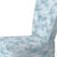 Chaise abstraite rembourrée - Chaise d'appoint blanche Coastal Mist-1484741160