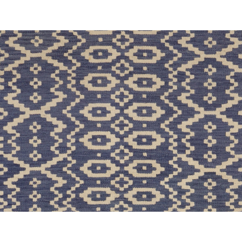 Geometric Area Rug in Gray/Blue
