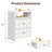 Nightstand With 1 USB Port, 2 Outlets and 1 Type-C Port-1798750507