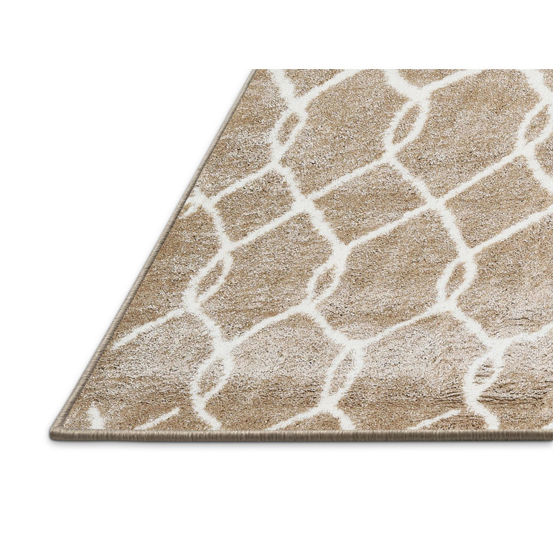 Geometric Indoor Rug, Rectangle 5' x 7'