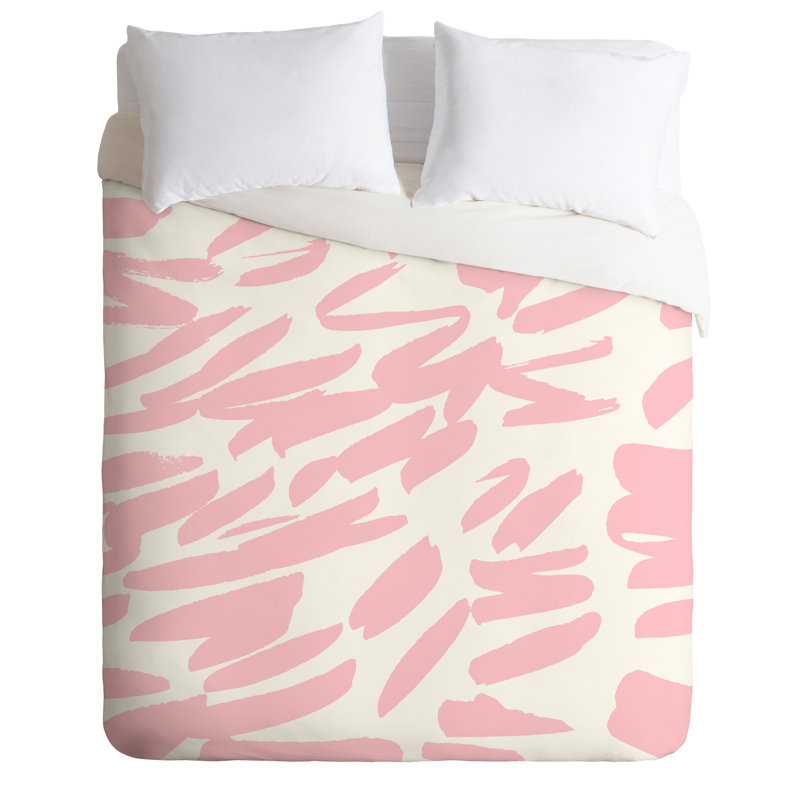 Rebecca Allen Polyester Abstract Duvet Cover, Twin/Twin XL Duvet Cover + 1 Standard Sham