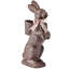 Resin Chocolate Standing Bunny With Basket 35"-1806284872