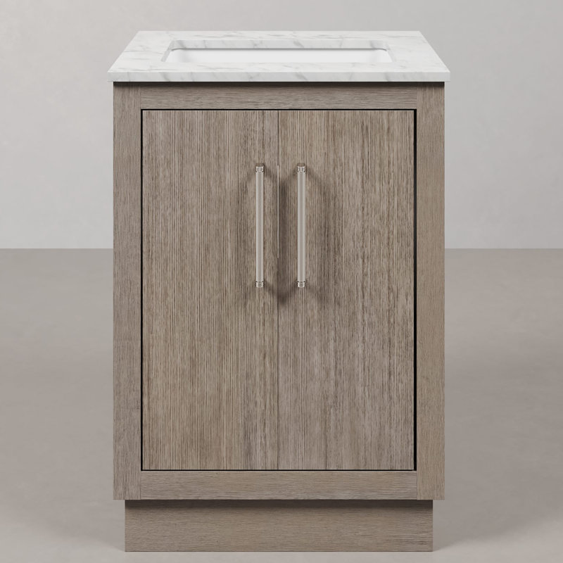 Hugo 24'' W Single Vanity, Chrome