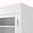 Multifunctional Cupboard with 3 Drawers,Adjustable Shelves-2078235695