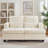 Adjustable Backrest Foam Loveseat, Soft Corduroy, Compact Sofa For Living Room & Bedroom